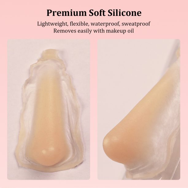 Cosplay Fake Nose Soft Silicone 3D Nose Up SFX Makeup Contouring Beautifying Western Sculpture Style (European Style Nose F) - 图片 6