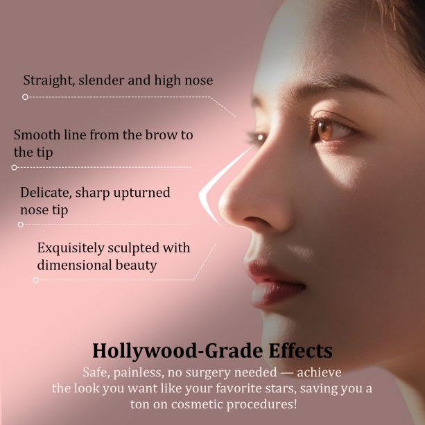 Cosplay Fake Nose Soft Silicone 3D Nose Up SFX Makeup Contouring Beautifying Western Sculpture Style (European Style Nose F) - 图片 7