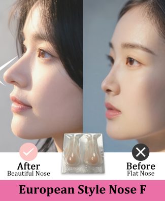 Cosplay Fake Nose Soft Silicone 3D Nose Up SFX Makeup Contouring Beautifying Western Sculpture Style (European Style Nose F)