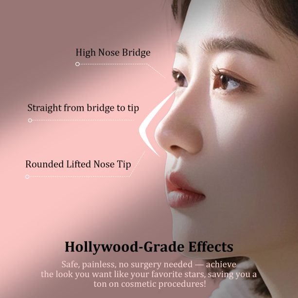 Cosplay Fake Nose Soft Silicone 3D Nose Up SFX Makeup Contouring Beautifying  Natural Style (Small Straight Nose MS) - 图片 7