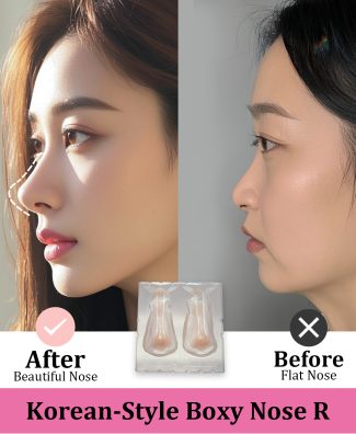 Cosplay Fake Nose Soft Silicone 3D Nose Up SFX Makeup Contouring Beautifying Youthful Style (Korean-Style Boxy Nose R)