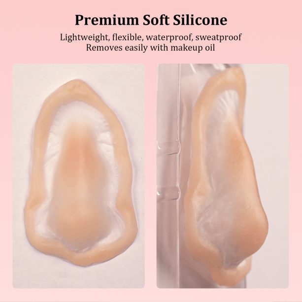 Cosplay Fake Nose Soft Silicone 3D Nose Up SFX Makeup Contouring Beautifying Nose Sticker Cosplay Anime Unique Style (Hump Nose W) - 图片 7