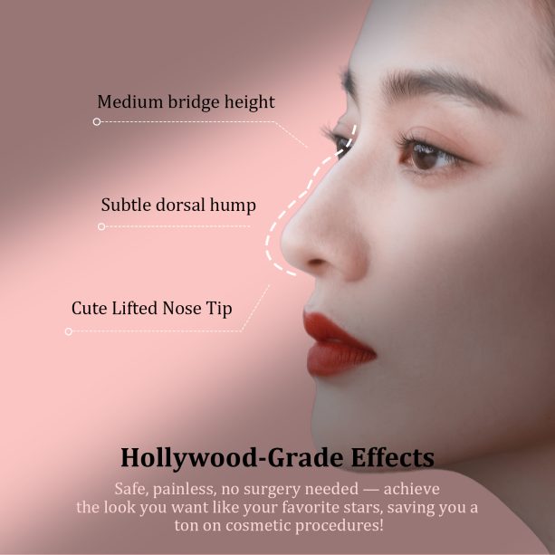 Cosplay Fake Nose Soft Silicone 3D Nose Up SFX Makeup Contouring Beautifying Nose Sticker Cosplay Anime Unique Style (Hump Nose W) - 图片 9