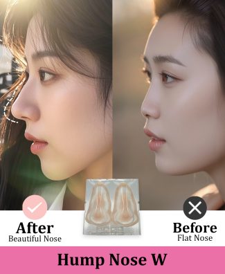 Cosplay Fake Nose Soft Silicone 3D Nose Up SFX Makeup Contouring Beautifying Nose Sticker Cosplay Anime Unique Style (Hump Nose W)